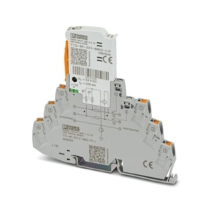 2908209 Phoenix Contact - TTC-6P-2X1-F-48DC-PT-I Surge protection, consisting of protective plug and base element, with integrated status indicator for two signal wires with common reference potential, e.g., Digital IN/OUT. Indirect grounding via gas-filled surge arrester.