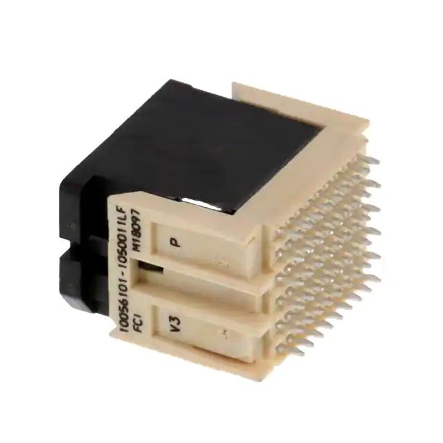 10056101-1050011LF Amphenol AirMax VS, Backplane Connectors, 3-Pair, 54 -position, 2mm pitch, 6 column, Vertical Header.
