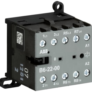 GJL1211501R0001 ABB - B6-22-00-01 B6-22-00-01 Mini Contactor 24 V AC - 2 NO - 2 NC - Screw Terminals