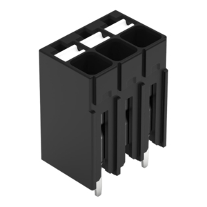2086-1123 Wago PCB terminal block THR button 15 mm² Pin pitch 35 mm 3-pole Pushin CAGE CLAMP 150 mm² black