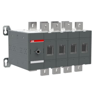 1SCA022872R1410 ABB - OT1000E04C OT1000E04C CHANGE-OVER SWITCH. 1000A, 4 pole manual change-over switch. Handle and shaft has to be ordered separately.