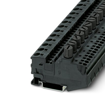 3034248 Phoenix Contact - DT 6/2,5-DREHSI (5X20) Fuse terminal block for cartridge fuse insert, cross section: 0.5-10 mm2, AWG: 20-8, width: 12.2 mm, color: Black