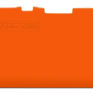 2000-1292 Wago End and intermediate plate 07 mm thick orange
