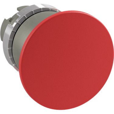 1SFA184041R9001 ABB P9MEM4RN MUSH HD MOM PB;SATIN CHR;40MM-RED