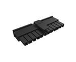 10136653-02GLF Amphenol Pwr 3.0, Single Row, Receptacle Housing, 2 Positions, Black Color, GW Compatible Nylon66.