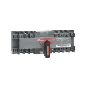 OTM63F4CMA230V ABB - 1SCA120101R1001 Motorized changeover switch, front operated, plate mounting, IO-II function, Ue 110-240 V ac / dc type OTM63F4CMA230V Motorized 4P 63A disconnector AUT10D10 8 OTM63F4CMA230V, Black direct handle with 1-0-2 function included.