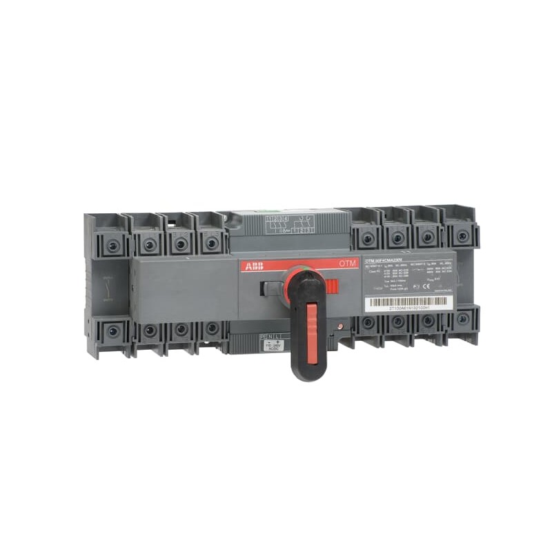 OTM80F4CMA230V ABB - 1SCA120100R1001 Motorized changeover switch, front operated, plate mounting, IO-II function, Ue 110-240 V AC / DC type OTM80F4CMA230V 4P 80A motorized switch disconnector AUT10D10 8 OTM80F4CMA230V, Black direct handle with 1-0-2 function included