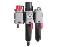 BL82-251G Norgren Excelon Plus Box Set, G1/4", automatic drain, with override valves