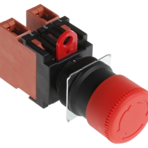 A22E-S-02 Omron Omron A22E Emergency Stop Pushbutton, Panel Mount, 22mm