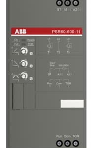 1SFA896112R1100 ABB - PSR60-600-11 PSR60-600-11 Softstarter - 60 A - 208 ... 600 V AC
