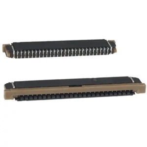 SFW26R-3STE1LF Amphenol 1.00mm Flex Connector, SFW-R series, 26 Position, Bottom side Contact, Side Entry Surface Mount ZIF Connector, Lead Free, with Cable Lock.