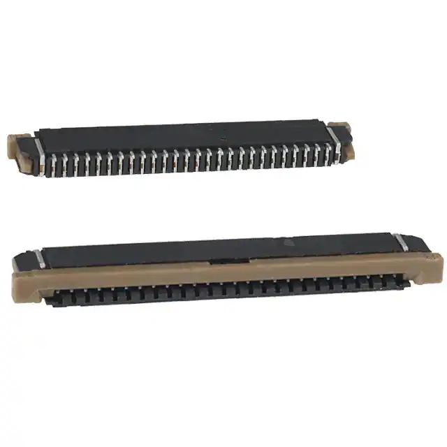 SFW26R-3STE1LF Amphenol 1.00mm Flex Connector, SFW-R series, 26 Position, Bottom side Contact, Side Entry Surface Mount ZIF Connector, Lead Free, with Cable Lock.
