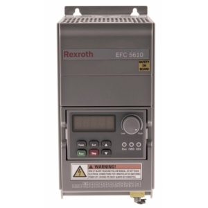 EFC5610-1K50-3P4-MDA-7P-NNNNN-L1NN Bosch Rexroth EFC 5610 Inverter Drive, 3-Phase In, 0 - 400Hz Out, 1.5 kW, 380 V ac, 4 A
