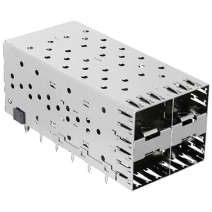 UE78B212700321 Amphenol 2X2 SFP COMBO GND TABS