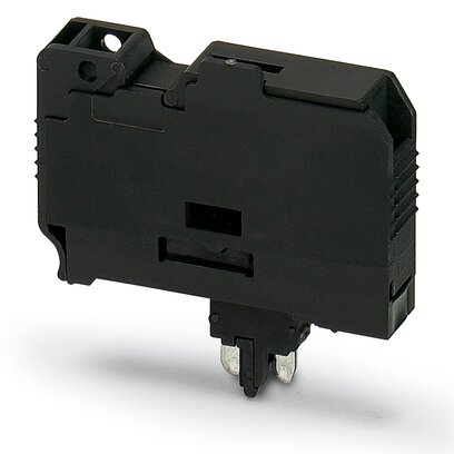 3046498 Phoenix Contact - P-FU 6,3X32 Fuse plug, Prior to replacing the cartridge fuse, disconnect the fuse connector from the basic terminal block., nom. voltage: 630 V, nominal current: 10 A, connection method: Plug-in connection, fuse type: G / 6,3 x 32, mounting type: Plug-in mounting, color: black