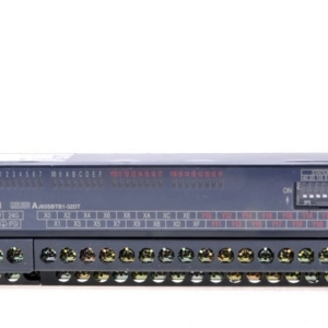 AJ65SBTB1-32DT Mitsubishi PLC, CC-Link IO Module; 16 inputs 5mA, 16 Outputs 0,5A; sink; Screw type