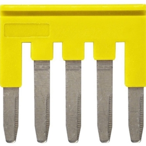 XW5S-P2.5-5YL Omron Cross bar for 2.5mm2 push-in, 5 poles,