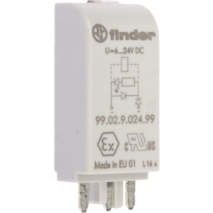 99.02.9.024.99 Finder Finder Pluggable Function Module, LED Diode