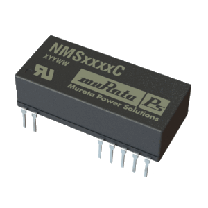 NMS0509C Murata DC-DC converter 2W, Vin 4.5 5.5 V dc, Vout 9V dc, 6kV dc