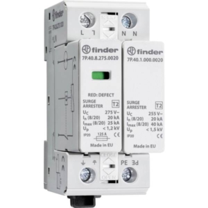 7P.42.8.275.1020 Finder Finder 7P.42.8.275.1020 7P.42.8.275.1020 Surge arrester Surge protection for: Cabinets of
