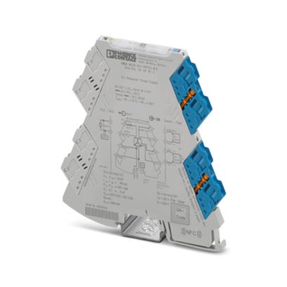 2908803 Phoenix Contact - MINI MCR-EX-RPSS-I-I Ex i-Repeater power supply and input signal conditioner transmits supplied or active 0 mA/4 mA ... 20 mA signals from the Ex area to a load in the safe area.. HART-transparent, no-load voltage: 15 V AC/DC, Standard configuration, Line fault detection, Safety Integrity Level (SIL, IEC 61508): 3, Screw connection