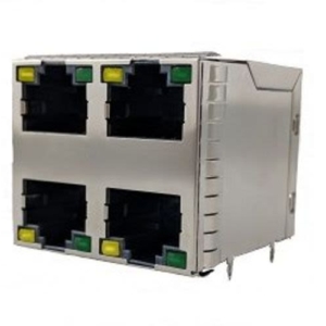 RJSGE4887441 Amphenol RJ45 Female Amphenol Cat5e Connector, 8P8C ways, PCB Mounting