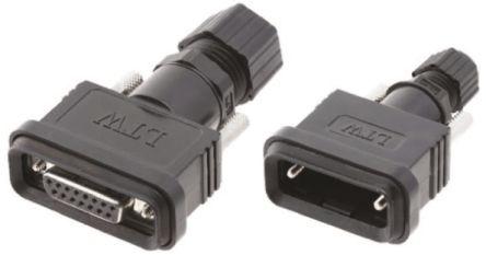 SDB-25BFFA-SL7001 Amphenol Amphenol, SDB-25BFFA-SL7001, MH Connectors SDB Series Cable Mount Waterproof Solder D-Sub Connector Socket, 25 Way, 500 V ac, 5A