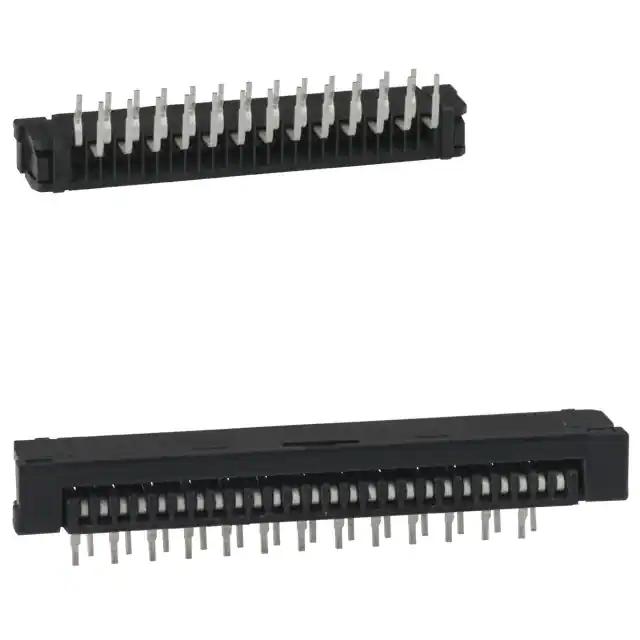 SLW26R-1C7LF Amphenol 1.00mm Flex Connectors, SLW-R series, 26 Position, Side Entry ZIF Connector, 1mm (0.039inch) Pitch, Kinked Terminal, Lead-free