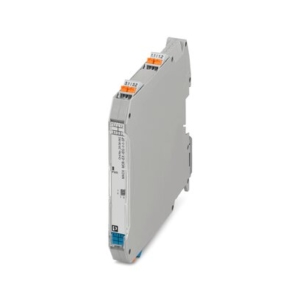 2908062 Phoenix Contact - MACX MCR-EX-IDS-I-I-SP Ex i output signal conditioner, HART-transparent. Isolates and transmits 0/4 mA … 20 mA signals with intrinsic safety to a load in the Ex area. 3-way electrical isolation, line fault detection (can be switched off via DIP switch), SIL 2 (SC3) in accordance with IEC 61508, Push-in connection.