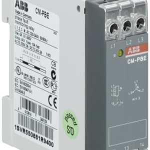 1SVR550881R9400 ABB - CM-PBE CM-PBE Phase loss monitoring relay 1n/o, L1,2,3-N=220-240VAC