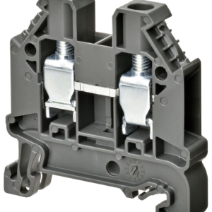 XW5T-S6.0-1.1-1 Omron Omron DIN Rail Terminal Block, Gray, Single Level, 41 (IEC) A, 50 (UL) A
