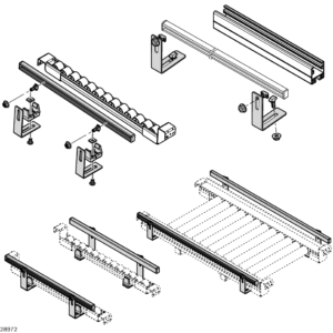 3842535125 Bosch Rexroth Bracket set, mounting bracket 80 x 100 x 30