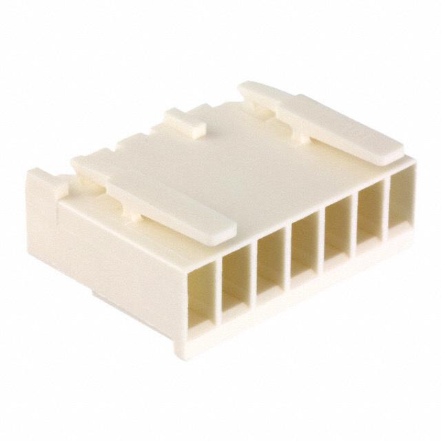 2-1241965-7 TE Connectivity Housing, Plug, Wire-to-Board, 7 Position, .197 in [5 mm] Centerline, Crimp, 1 Row, Natural, Mating Retention, Wire & Cable, RAST 5 IDC Connectors; Alias: 7P ST-TIMER GEH