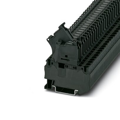3036563 Phoenix Contact - ST 4-HESILA 250 (5X20) Fuse modular terminal block, fuse type: Glass / ceramics / ..., fuse type: G / 5 x 20, nom. voltage: 250 V, nominal current: 6.3 A, connection method: Spring-cage connection, 1 level, Rated cross section: 1 mm2, cross section: 0.08 mm2- 6 mm2, mounting type: NS 35/7,5, NS 35/15, color: black