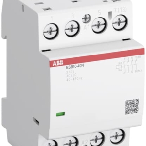 1SAE341111R0131 ABB - ESB40-31N-01 ESB40-31N-01 Installation Contactor (NC) 30 A - 3 NO - 1 NC - 24 V - Control Circuit 400 Hz