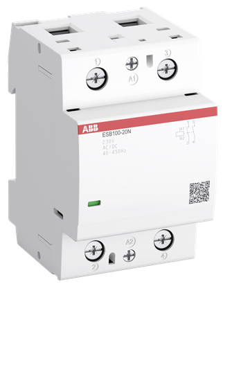 1SAE361111R0620 ABB - ESB100-20N-06 ESB100-20N-06 Installation Contactors (NO) 100 A - 2 NO - 0 NC - 230 V - Control Circuit 400 Hz