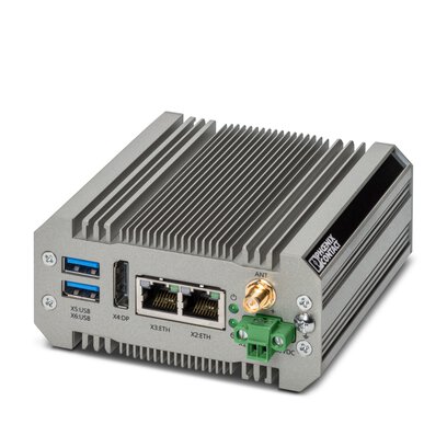 1130682 Phoenix Contact - BL2 BPC 1501S IP30-rated fanless industrial box PC (BPC) with energy-efficient Intel Celeron N3350 processor, 32 GB eMMC mass storage