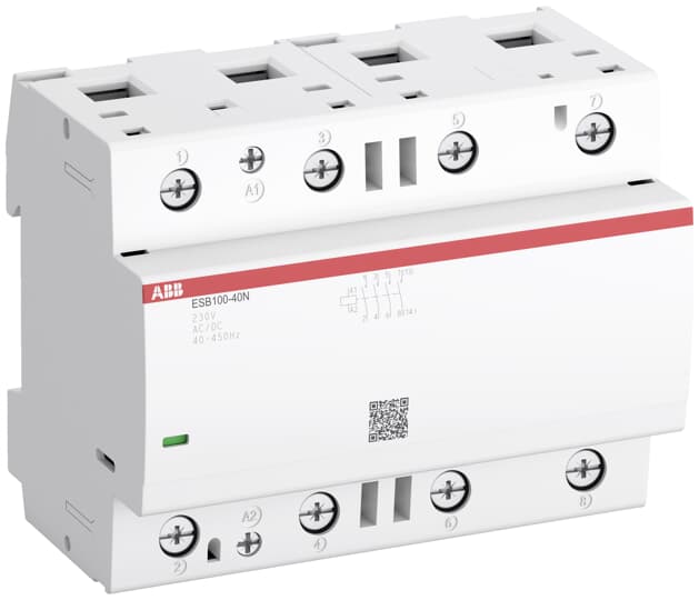 1SAE661111R0140 ABB - ESB100-40N-01 ESB100-40N-01 Installation Contactors (NO) 100 A - 4 NO - 0 NC - 24 V - Control Circuit 400 Hz