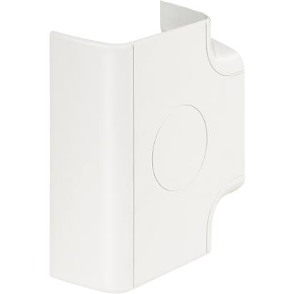 121006NBA BTicino cover for bottom corner tee fitting art. 121006 for 120x60 mm channel or art. 121203 for 120x120 mm channel white