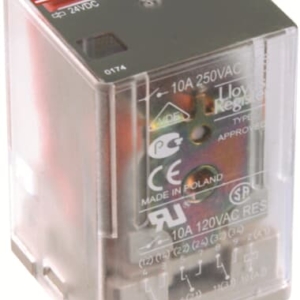 1SVR405622R1100 ABB - CR-U024DC3L CR-U024DC3L Pluggable interface relay 3c/o, A1-A2=24VDC, 250V/10A, LED