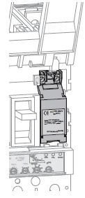 SHTD036-05SVRS Mitsubishi Shunt trip. DC 24-36V, R hand fitting, for W75, 90, 105. Terminal block.