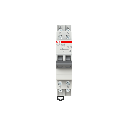 2CCA703045R0001 ABB - E213-16-002 E213-16-002Change over Switch,16 A,acc. to EN 250 V AC,0NO,0NC,2CO, El. Color:Grey, MW:1