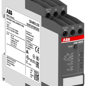 1SVR730700R2200 ABB - CM-MSS.23S CM-MSS.23S Therm. motor protec. relay 2c/o, 110-130VAC/220-240VAC