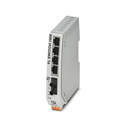1085179 Phoenix Contact - FL SWITCH 1004N-FX ST Ethernet switch, four RJ45 ports, one ST fiber port