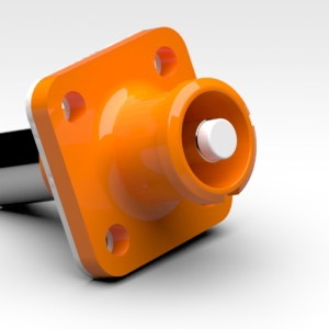 SLPRA25CPSO Amphenol Male Receptacle; 5.7 mm Radsok; 25 mm²