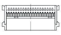 2-1658526-9 TE Connectivity TE Connectivity Female IDC Connector, 16-way, 2 rows, 2.54mm pitch, Cable mount Alias: 609-1630LF=FSKT IDC S 16 30AU