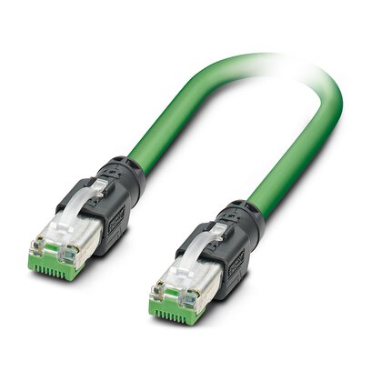 1418413 Phoenix Contact - VS-PNRJ45-PNRJ45-93B-0,3 Patch cable, degree of protection: IP20, cable length: 0.3 m, number of positions: 4, 100 Mbps, material: PA 6.6, cable outlet: straight, PROFINET