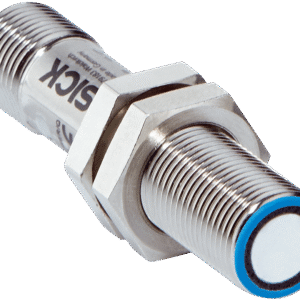 6053543 Sick - UM12-1172251 UM12 Series Ultrasonic Barrel-Style Ultrasonic Sensor, M12 x 1, 20 - 250 mm Detection, NPN Output, 10 -