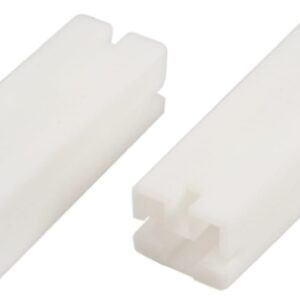 2-172076-1 TE Connectivity Crimp Terminal Housings, Receptacle, Receptacle, 1 Position, Straight, UL 94V-0, Natural, Nylon, Contact Mating Retention, Positive Lock 250 Alias: 250 HSG. PL MKII REC. NAT