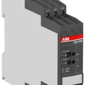 1SVR730784R3300 ABB - CM-PSS.41S CM-PSS.41S Three-phase monitoring relay 2c/o, 0,0.1-30s, L1-L2-L3=3x400VAC